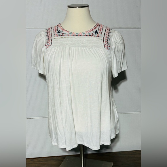 Knox Rose XXL peasant style top. More petite in length 27” 97% rayon - Picture 4 of 9